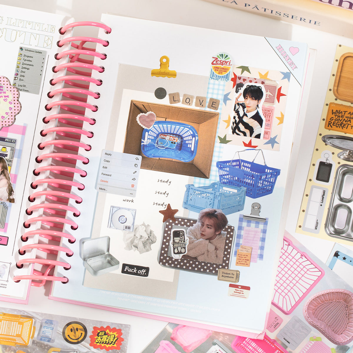 Digital Diary Pre-cut Sticker Book