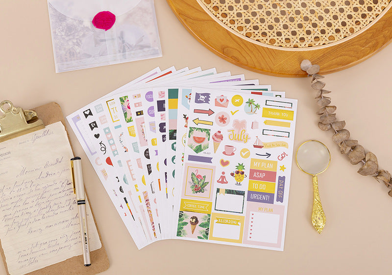 Planner Sticker 1230Pcs