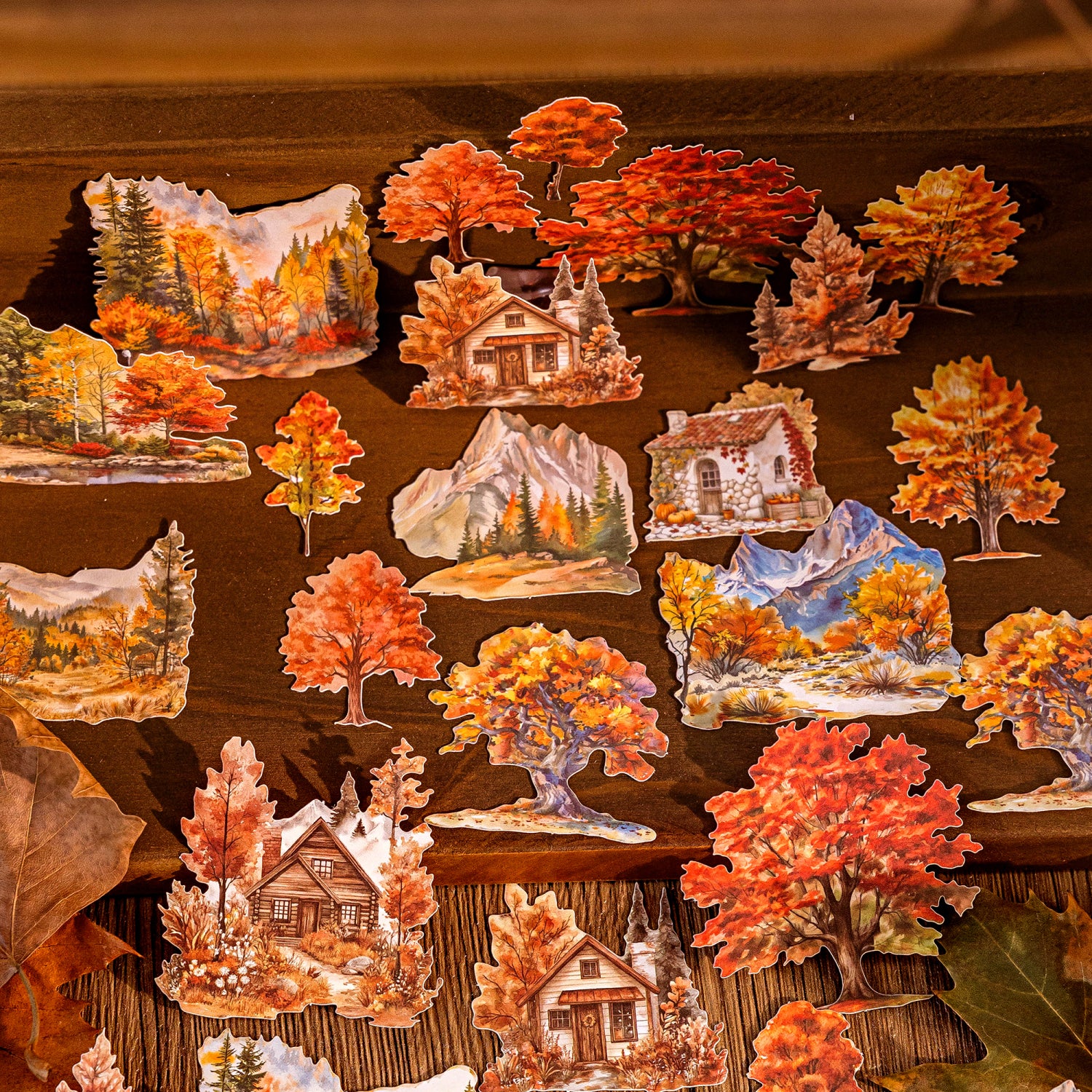 Autumn Notes Series PET Sticker