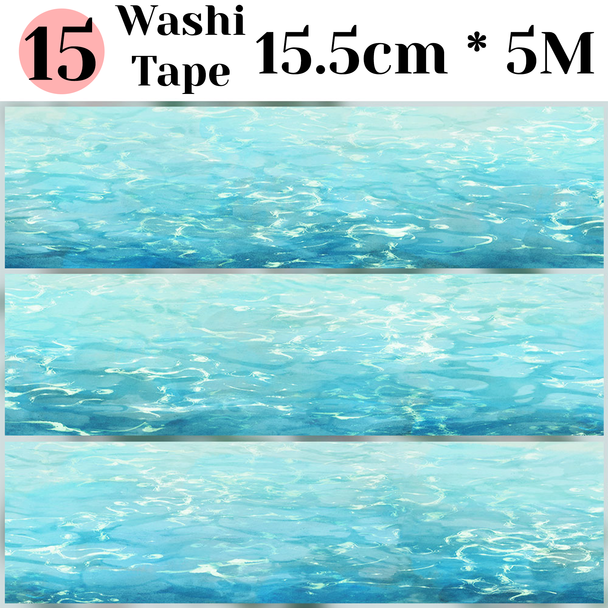 【ZERO】Waves/ Rivers / Water Surfaces Landscaping Tape(12 Styles)(Whole Roll Tape)