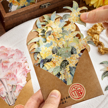 Elegant with Classical Charm Paper Sticker