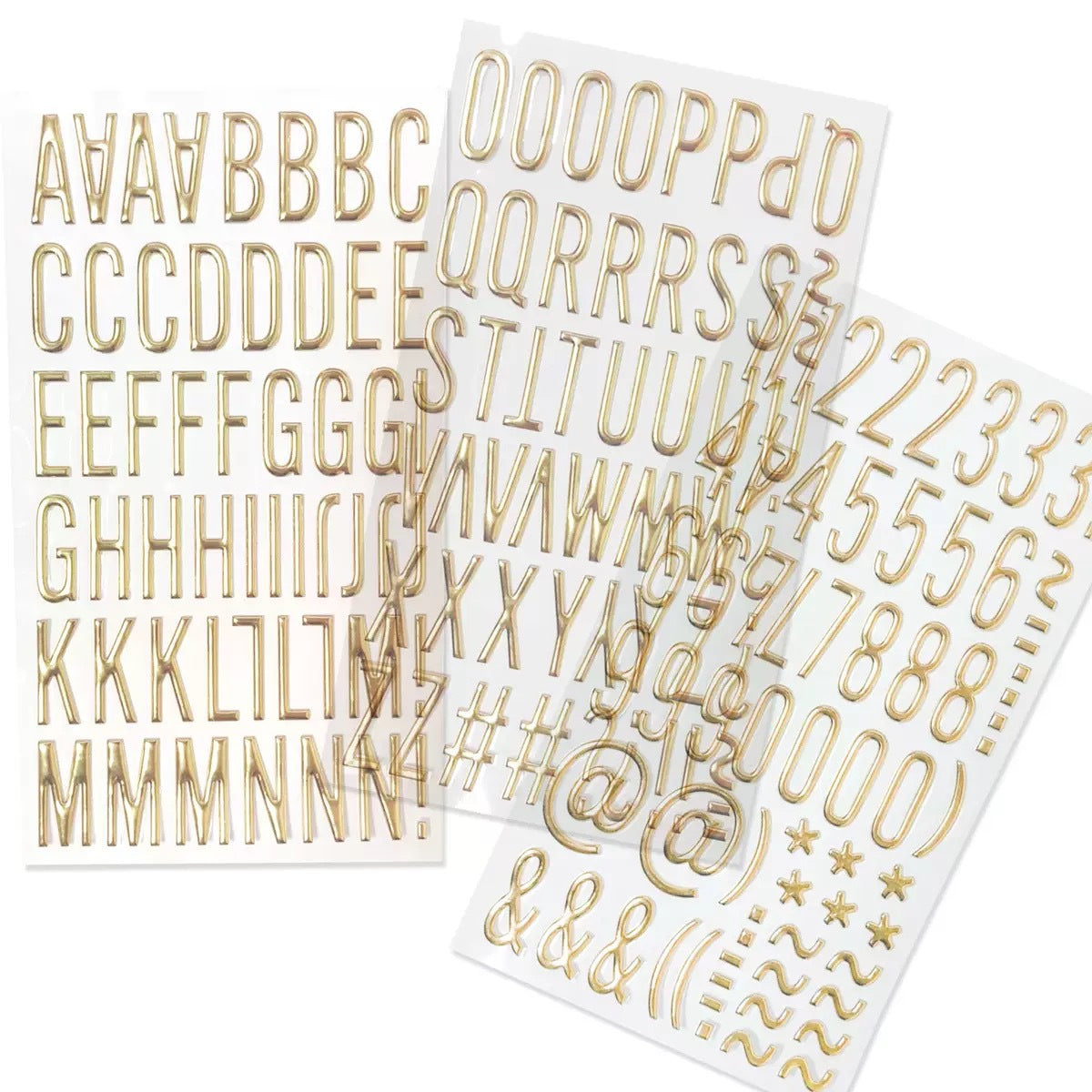 Metal Texture 3D Text Stickers