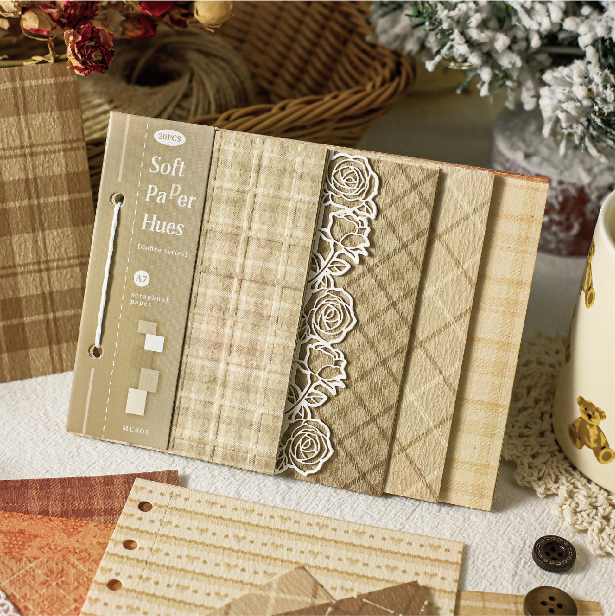 Soft Paper Hues Scrapbooking Paper For Scrapbooking and journaling