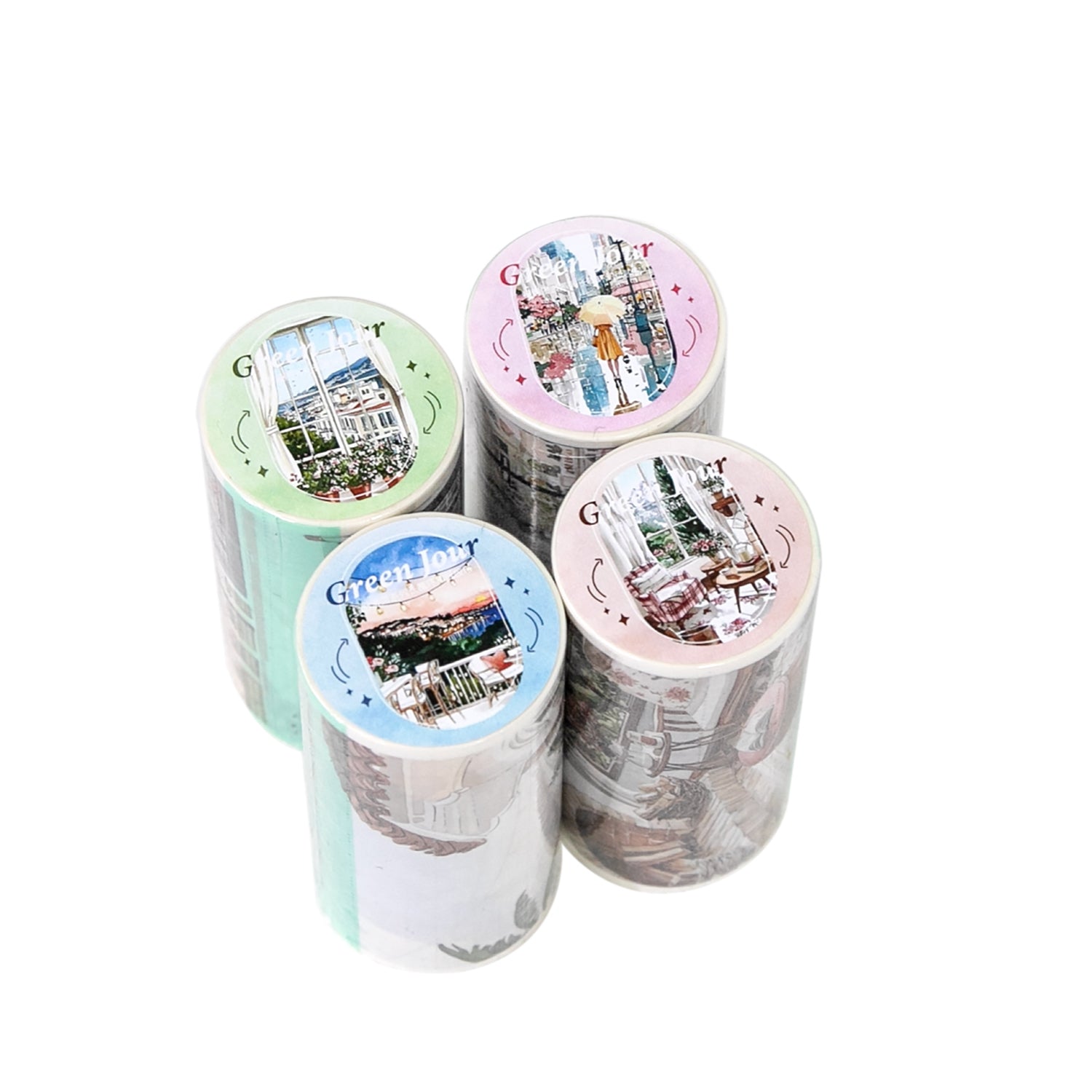 Green Fields Washi Tape
