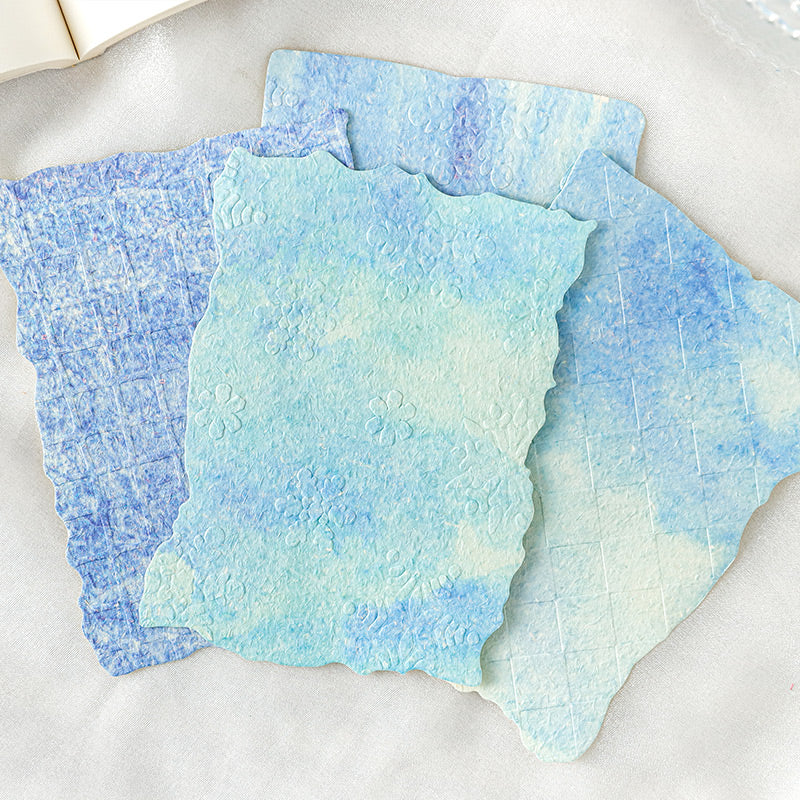 Embossed Printed Scrapbooking Paper