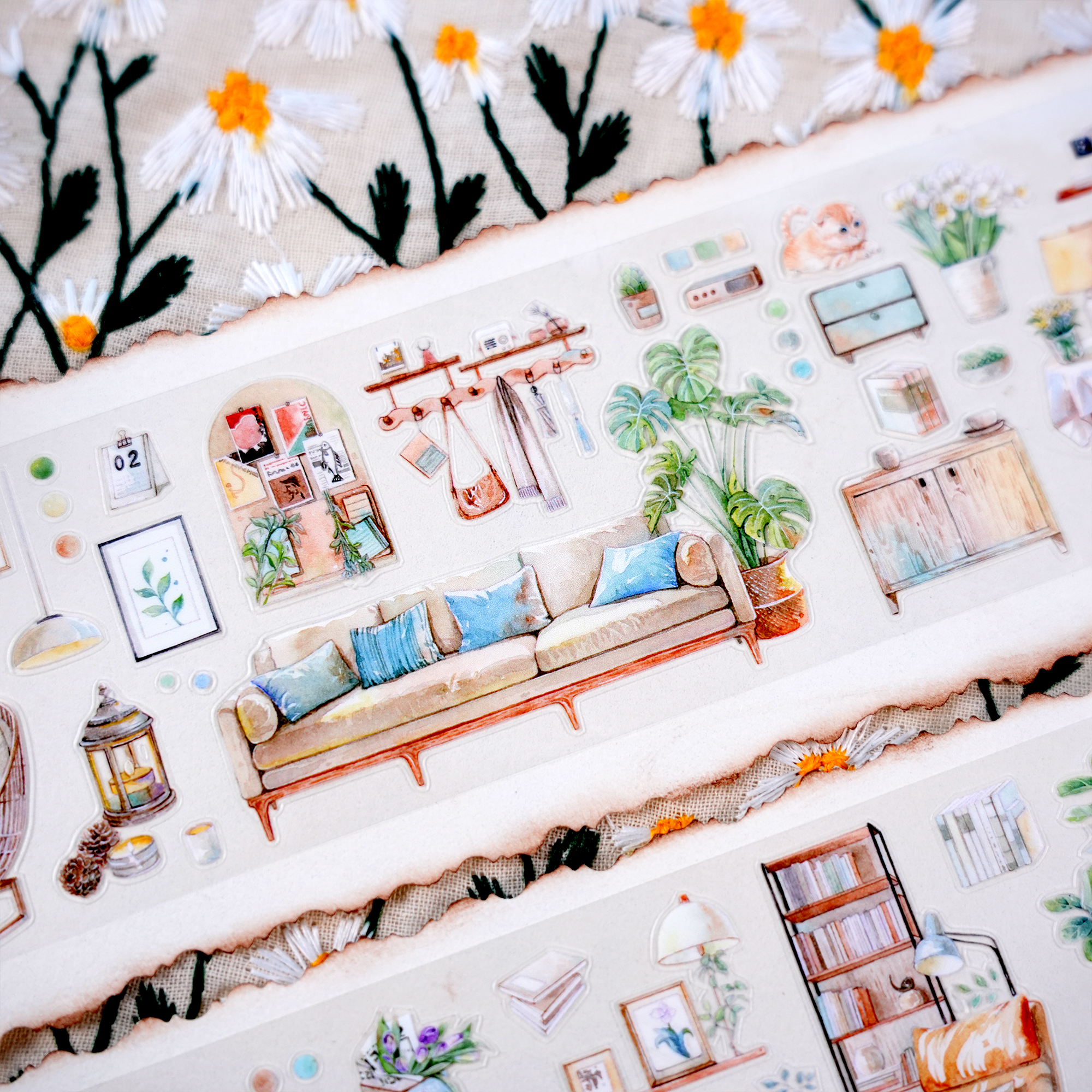 【OKTM】Mid-century Furniture Landscaping PET Tape