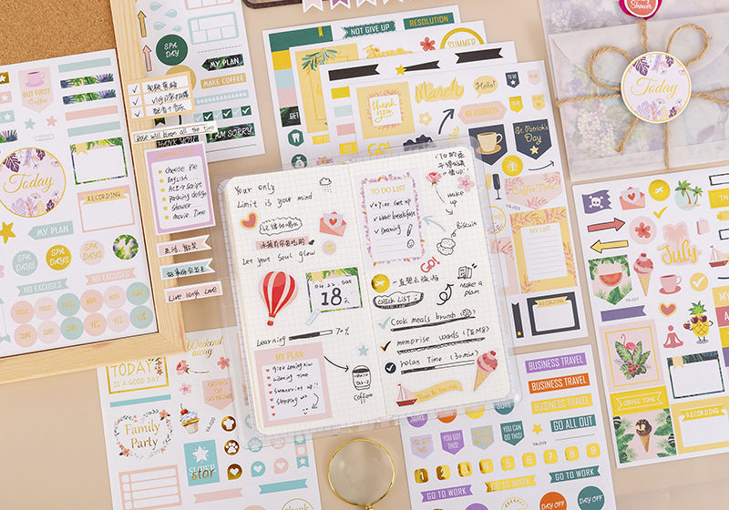 Planner Sticker 1230Pcs