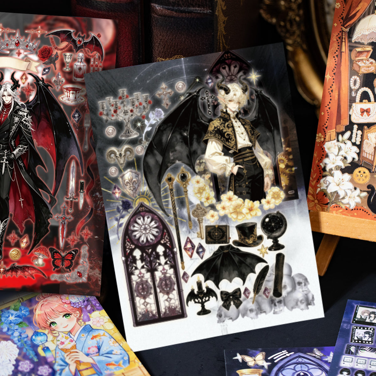 Multiple Tales Character Pre-cut Sticker Book