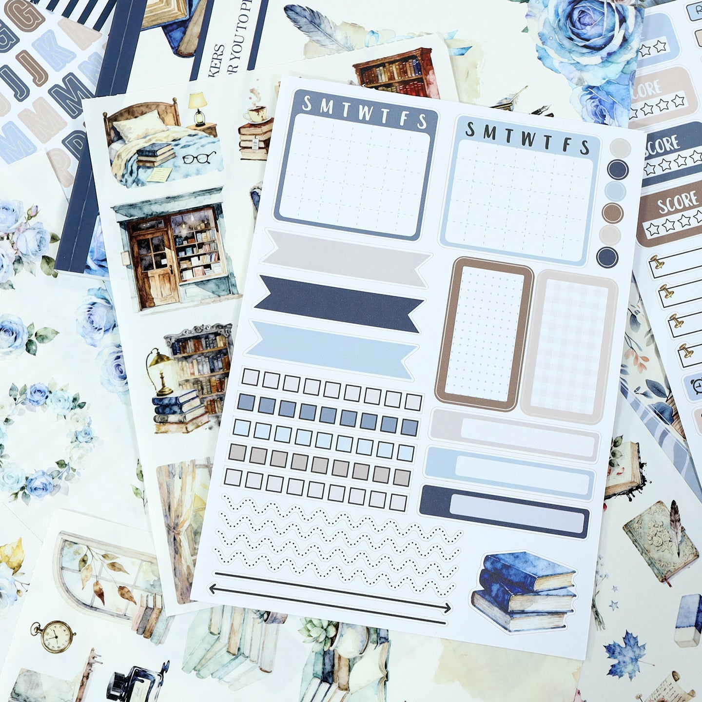 Vintage Sticker Book Vol.28 - Enjoy Reading Daily