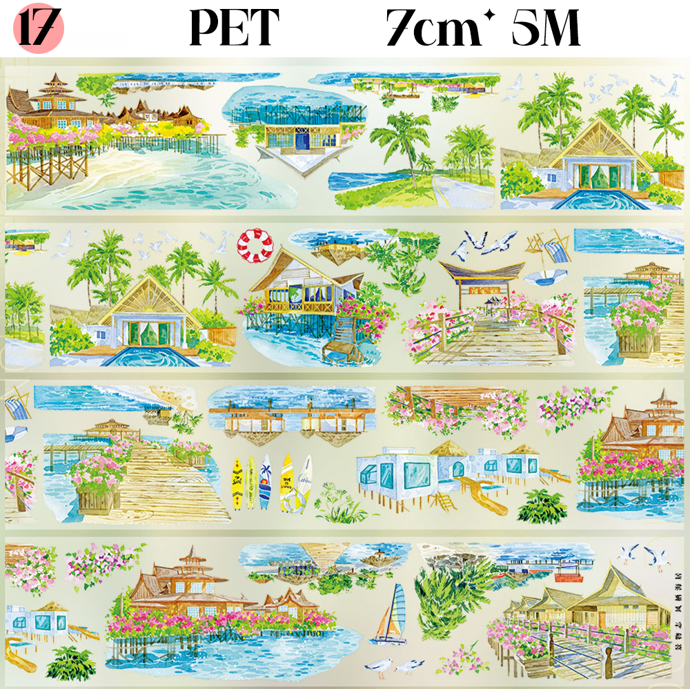 【ZERO】Summer Beach/Seaside  Landscape Tape