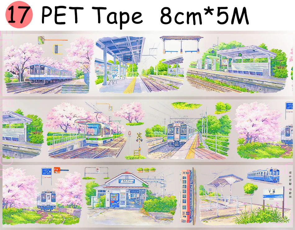 【ZERO】Cherry Blossom Station Landscaping Tape