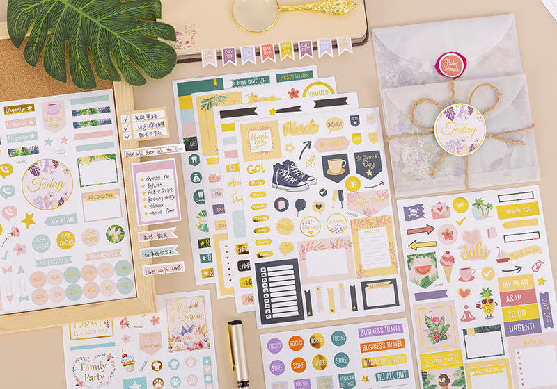 Planner Sticker 1230Pcs