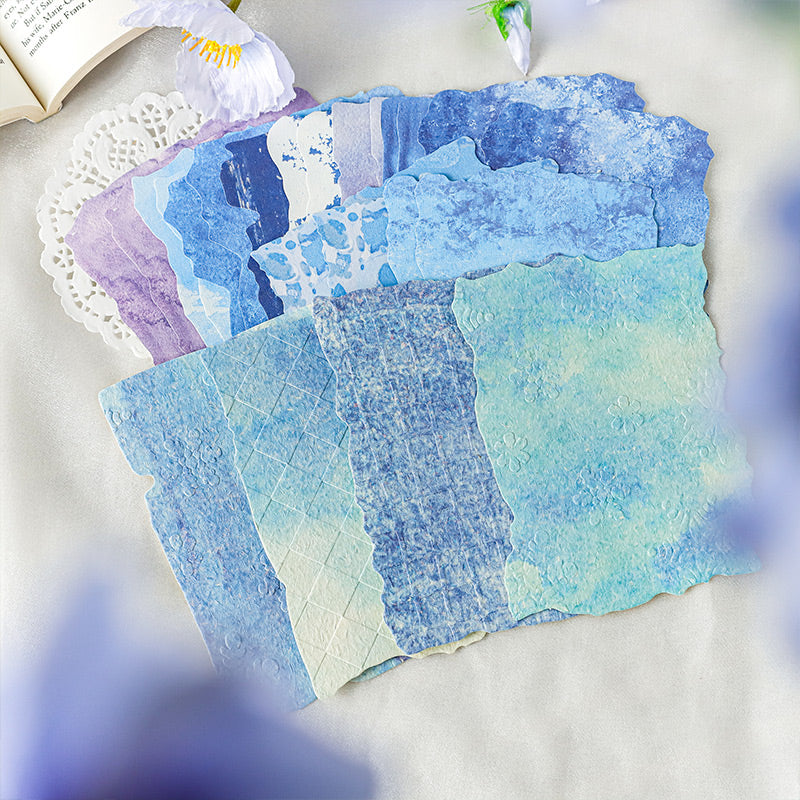 Embossed Printed Scrapbooking Paper