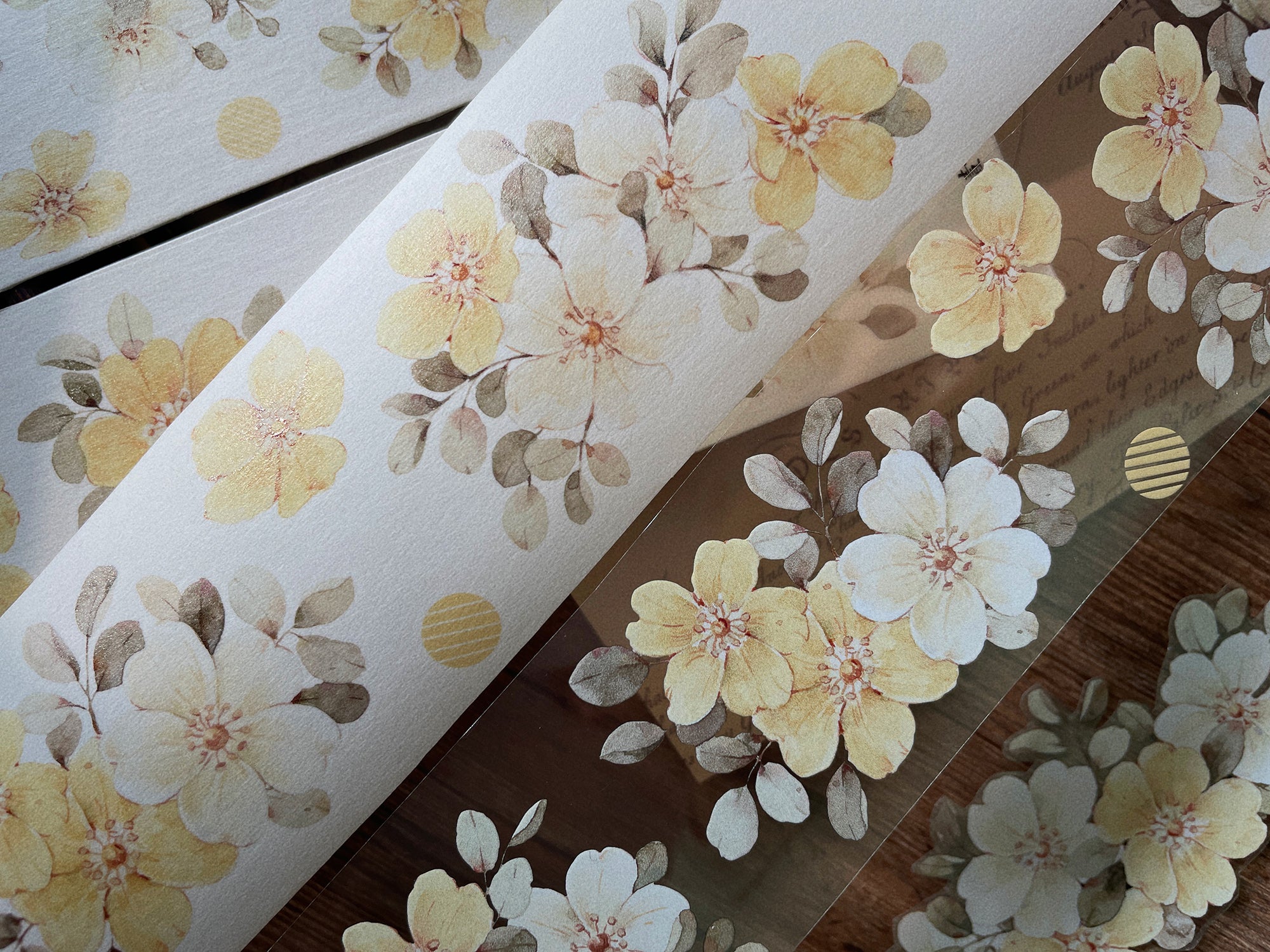 Small Yellow Flower Tape (5.5cm*120cm)
