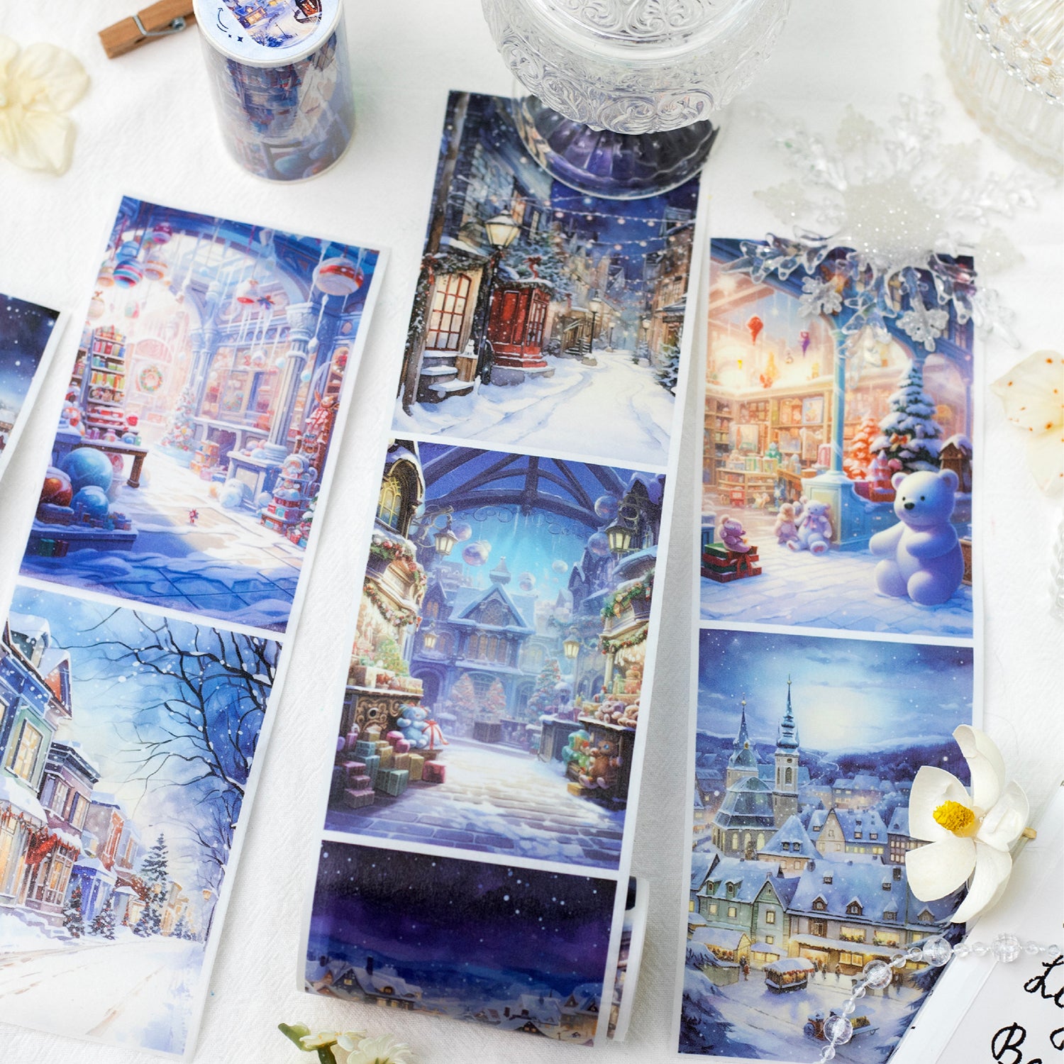 Morning and evening in the world Washi Tape