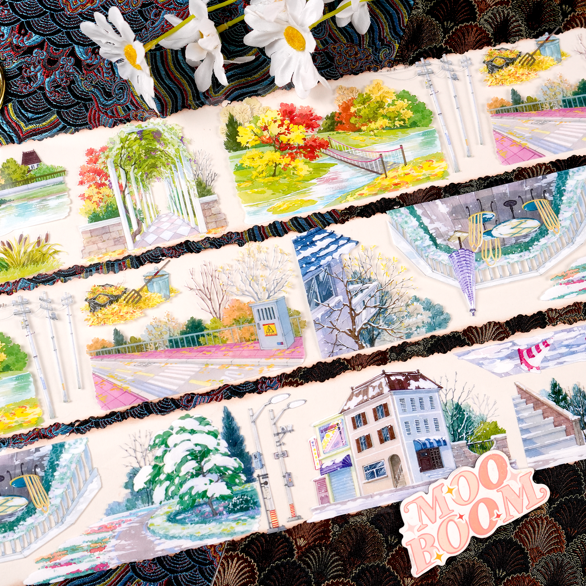 【XT】Autumn-Winter Scenery Landscaping Tape