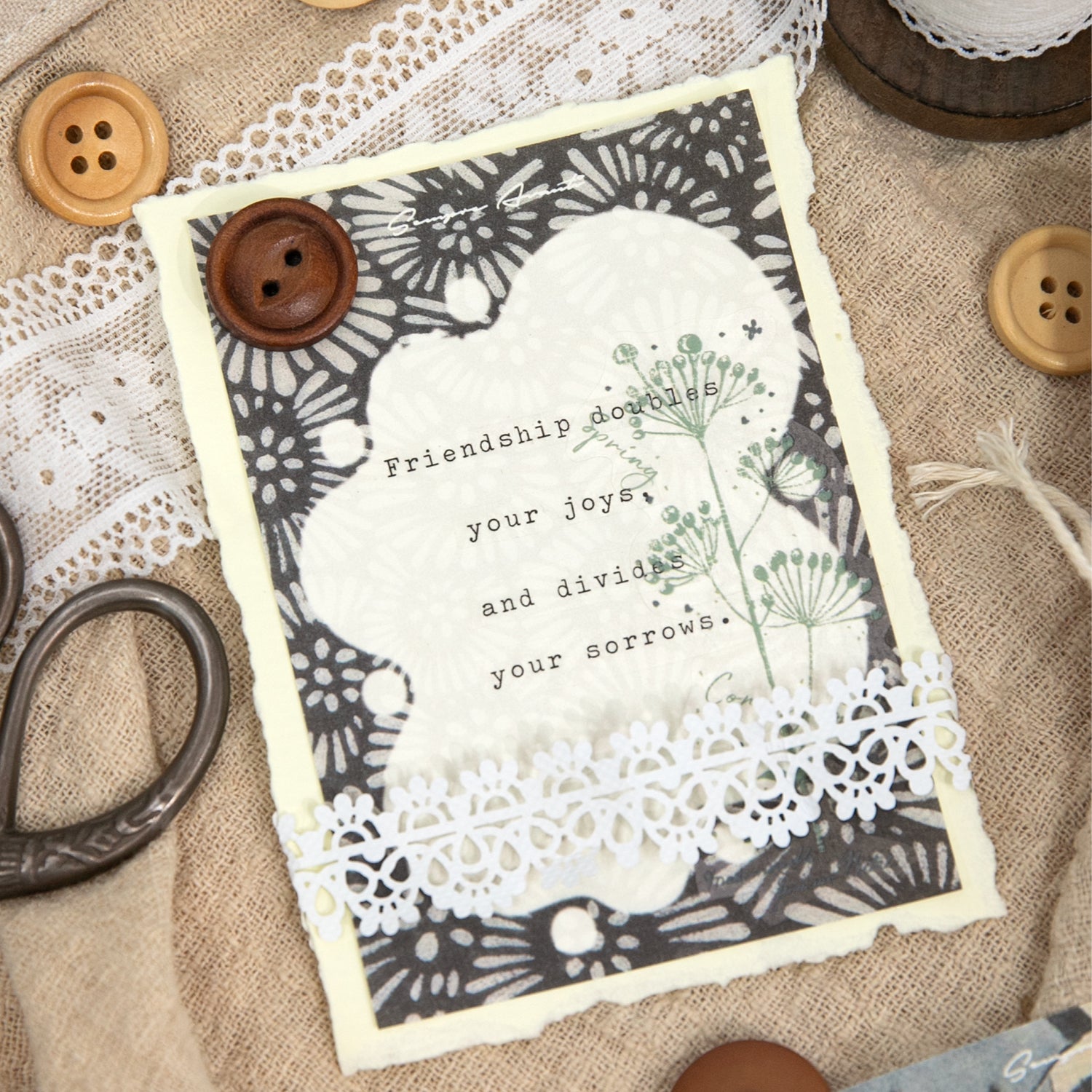 Sketches Among the Pines Scrapbooking Paper decorative tape for journaling and scrapbooking