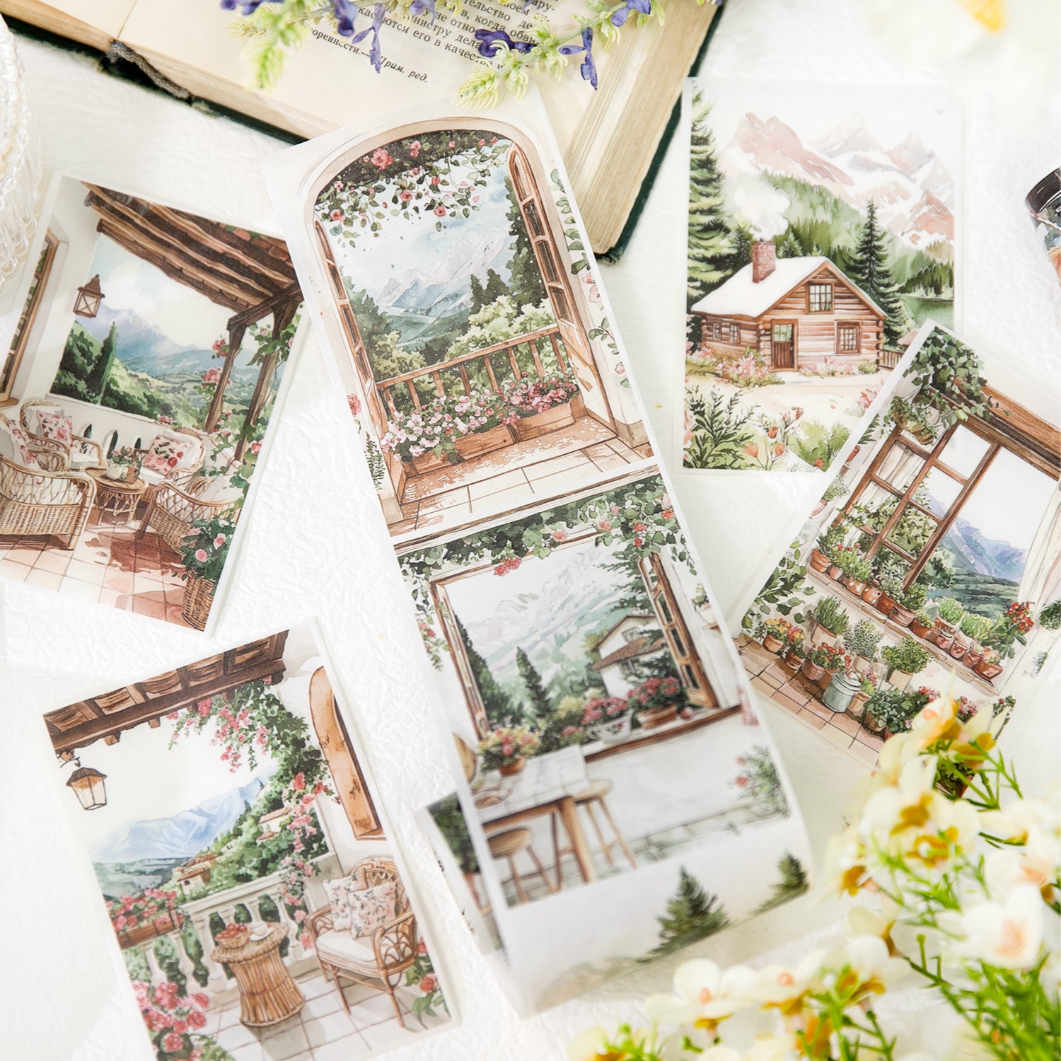 Green Fields Washi Tape