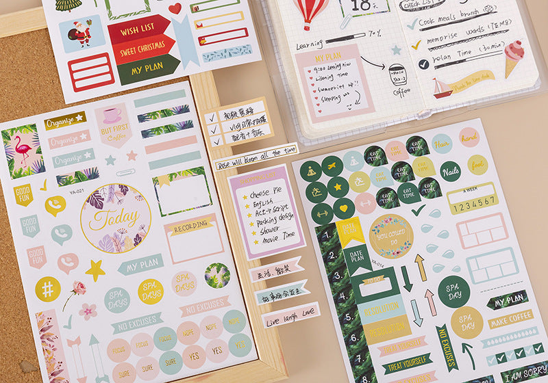 Planner Sticker 1230Pcs