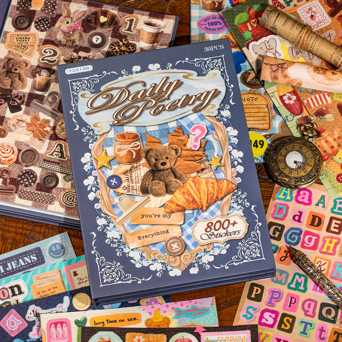 Daily Poetry Sticker Book