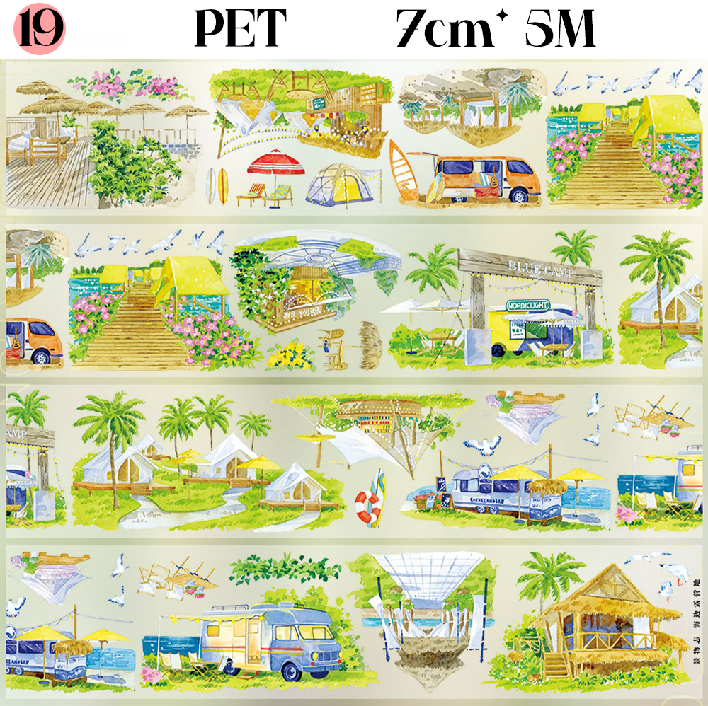 【ZERO】Summer Beach/Seaside  Landscape Tape