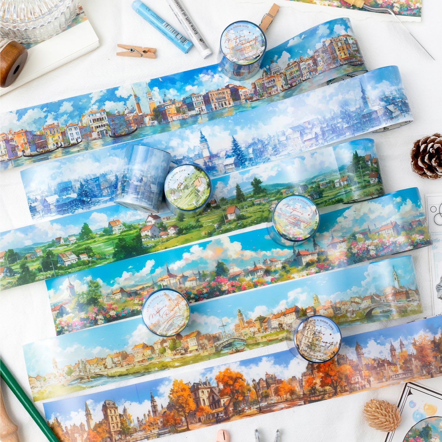 Travel Time Washi Tape