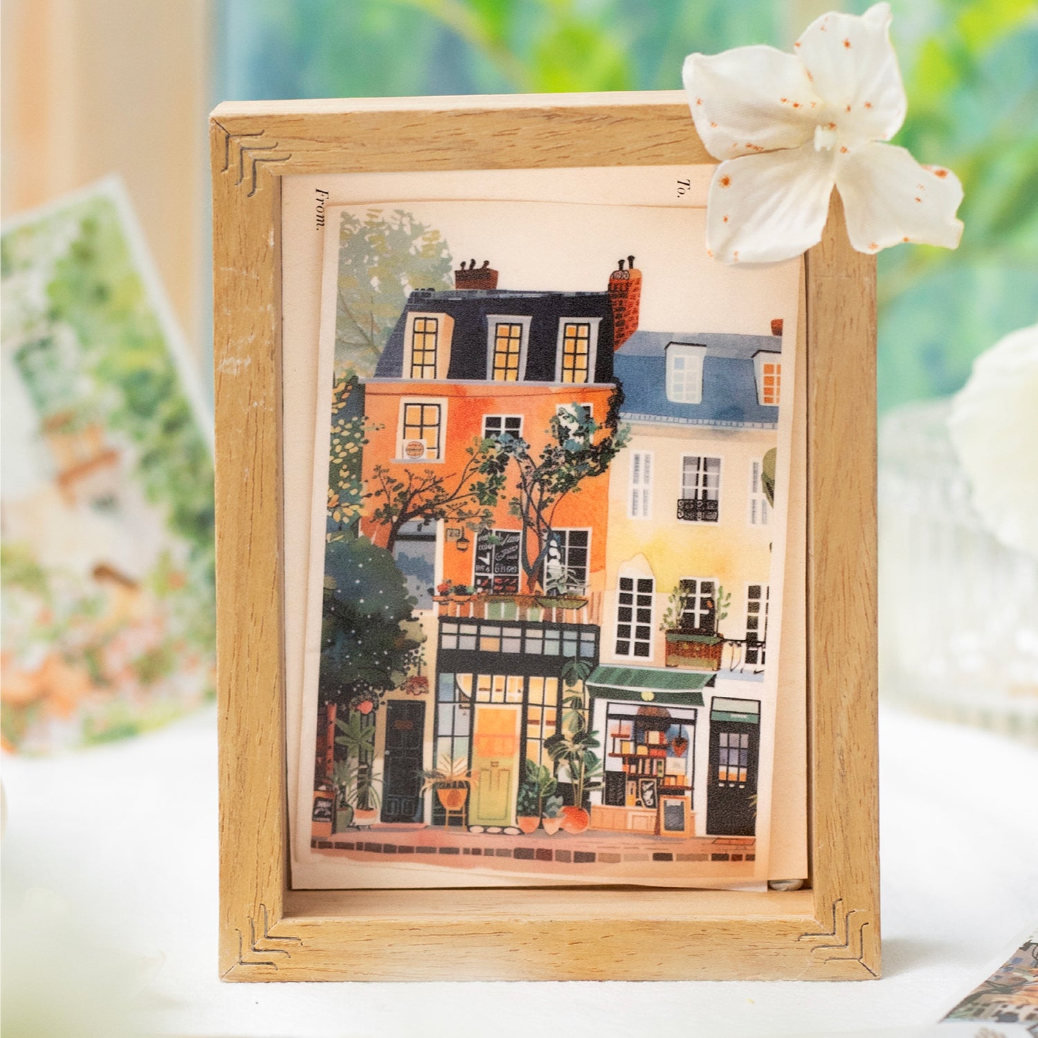 Morning and evening in the world Washi Tape