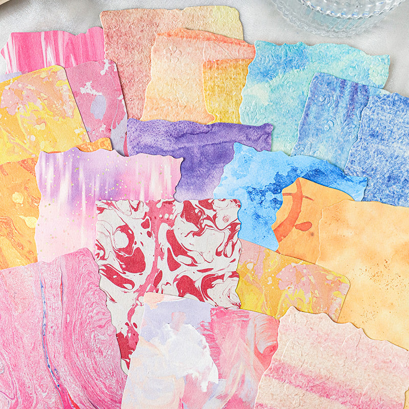 Embossed Printed Scrapbooking Paper