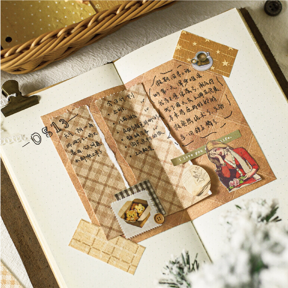 Soft Paper Hues Scrapbooking Paper For Scrapbooking and journaling