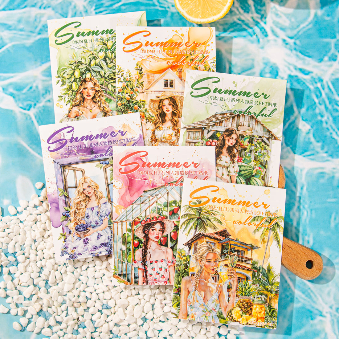 Colorful Summer PET Sticker