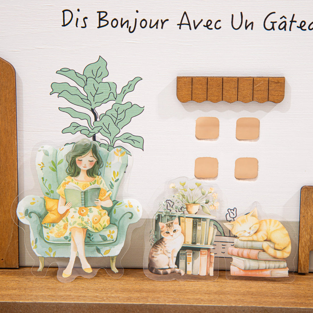 The Cat in The Bookstore PET Sticker