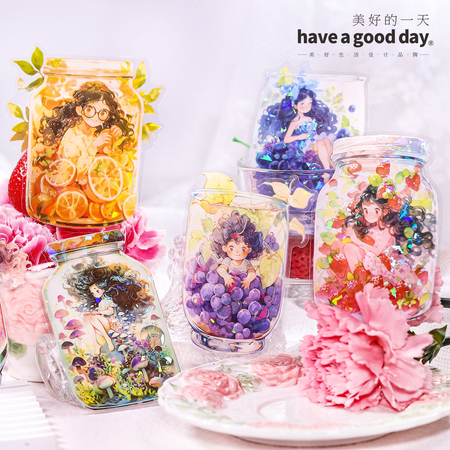 Candy Girl PET Sticker