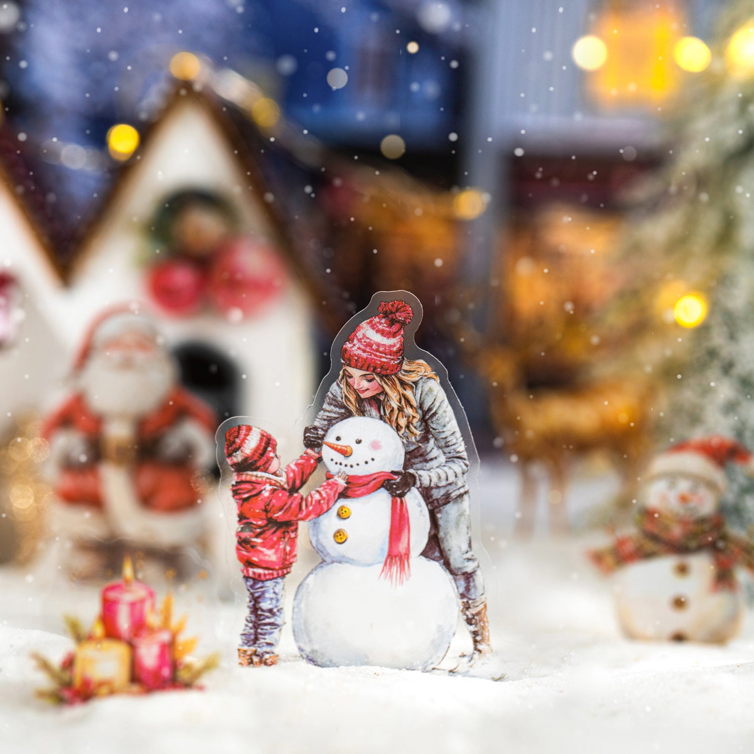 Spend Christmas Together PET Sticker