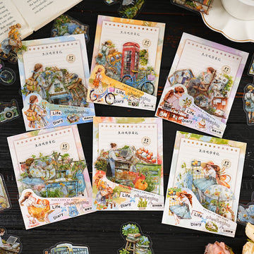 Life Observation Diary PET Sticker