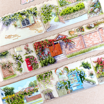 【NEW Stuido】A Wall Full of Spring Landscape PET Tape