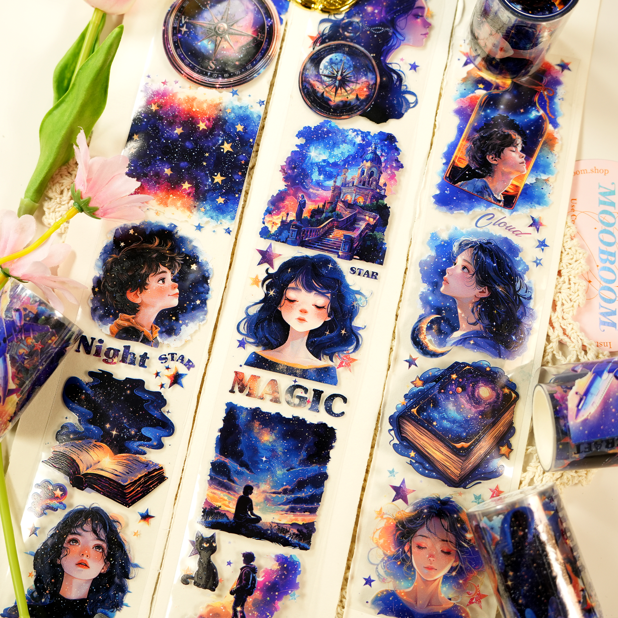 Starry Sky Fantasy PET Tape