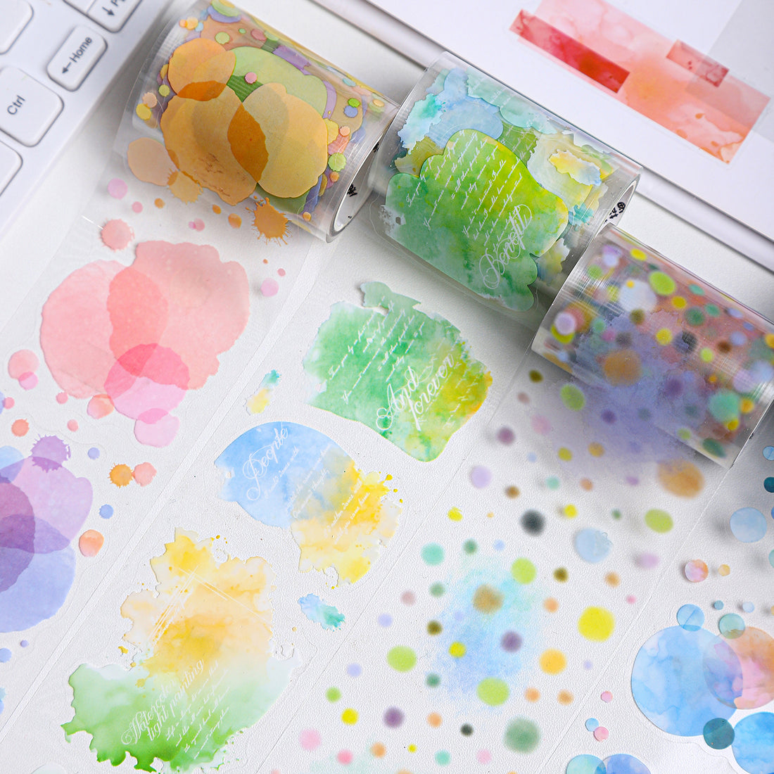 Watercolor Light Painting PET Tape