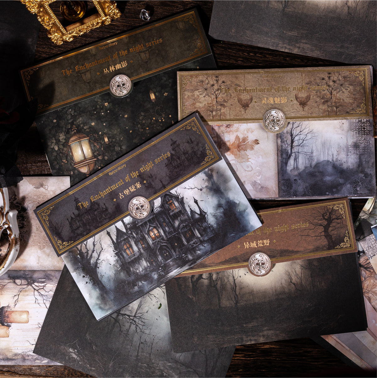 Night Phantom Scrapbooking Paper