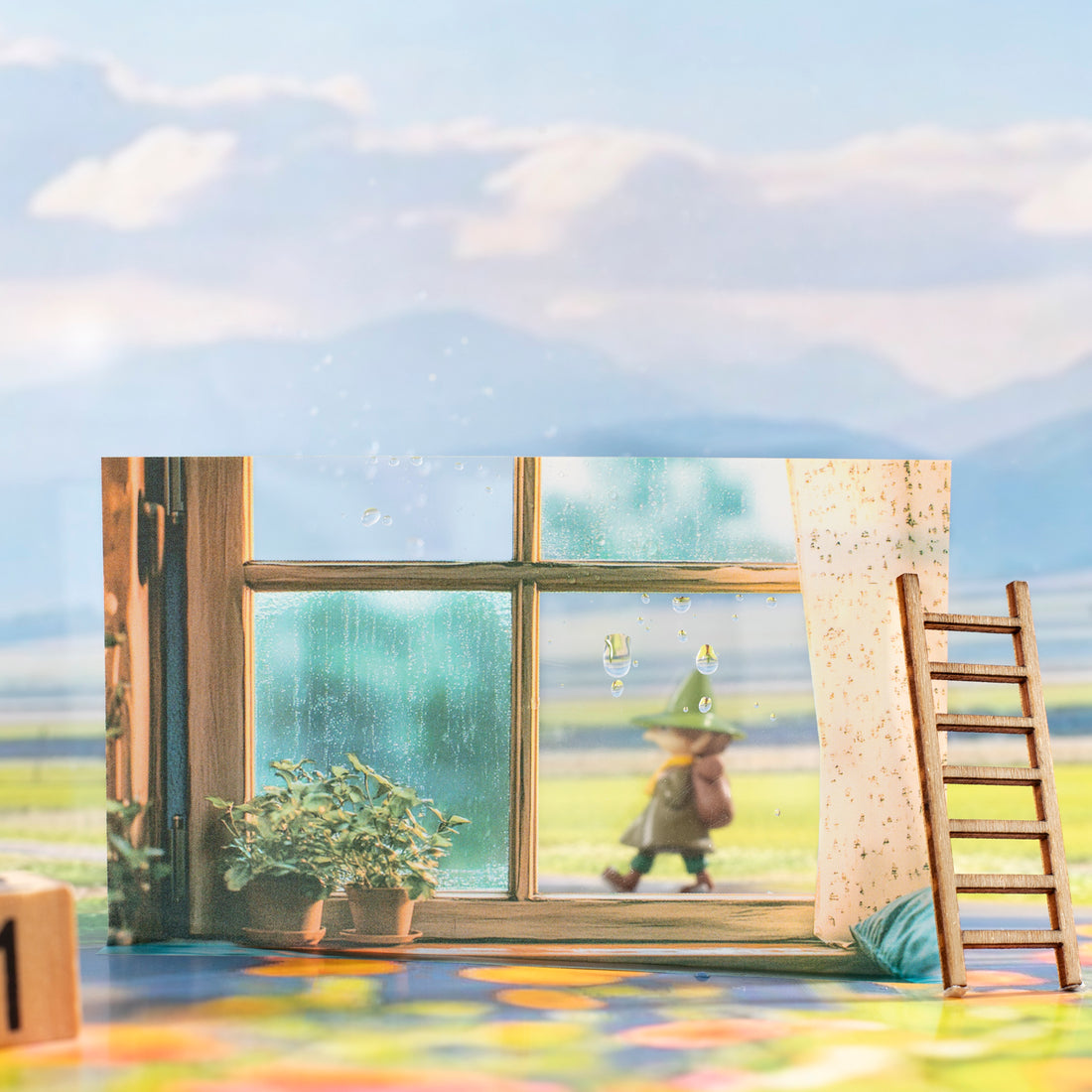 Window View PET Sticker