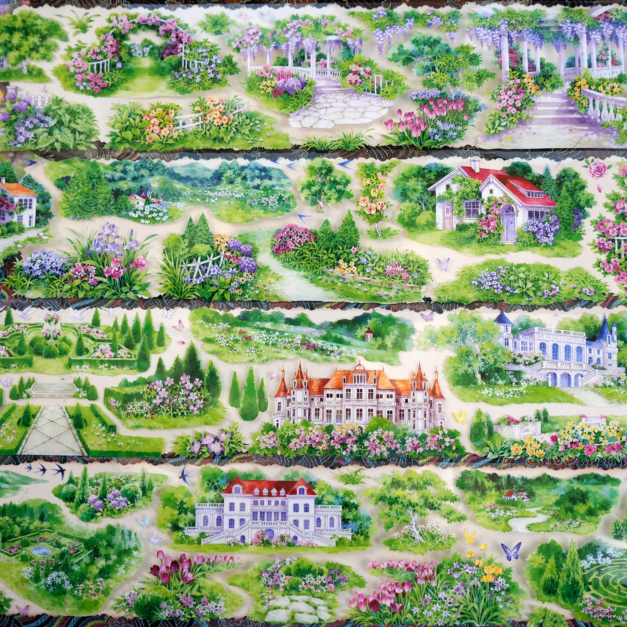 【Paper Domain】Song of the Green Corridor Landscaping PET Tape (8cm*5M)