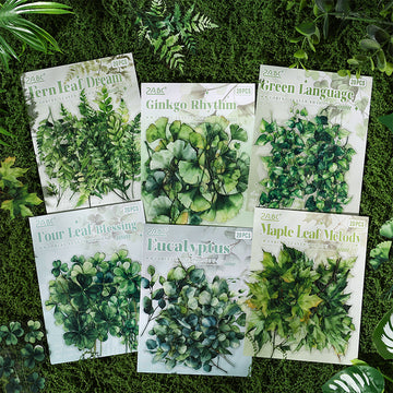 Forest Leaf Shadow PET Sticker