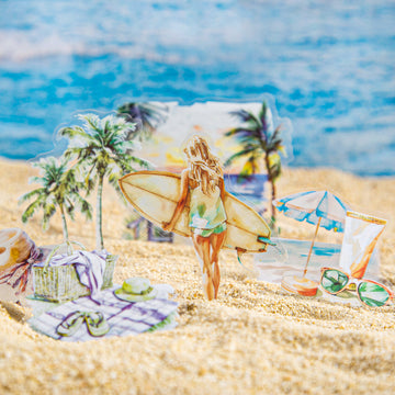 Romantic Travel Diary Sticker