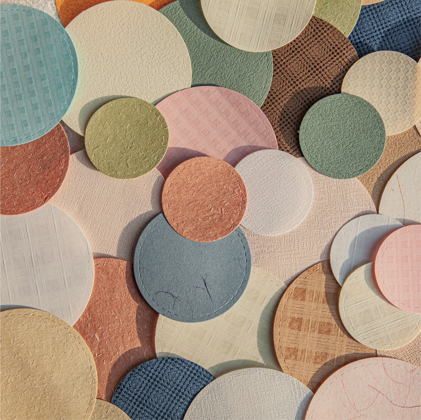 Poetic Series Scrapbook Paper of Different Materials