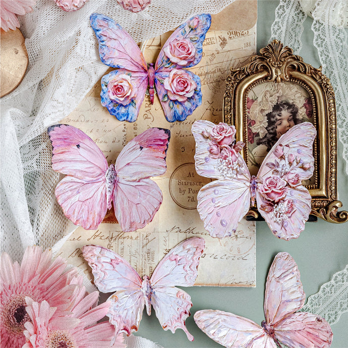 Monet's Butterfly Poetry Series Sticker For Scrapbooking and Journaling ...