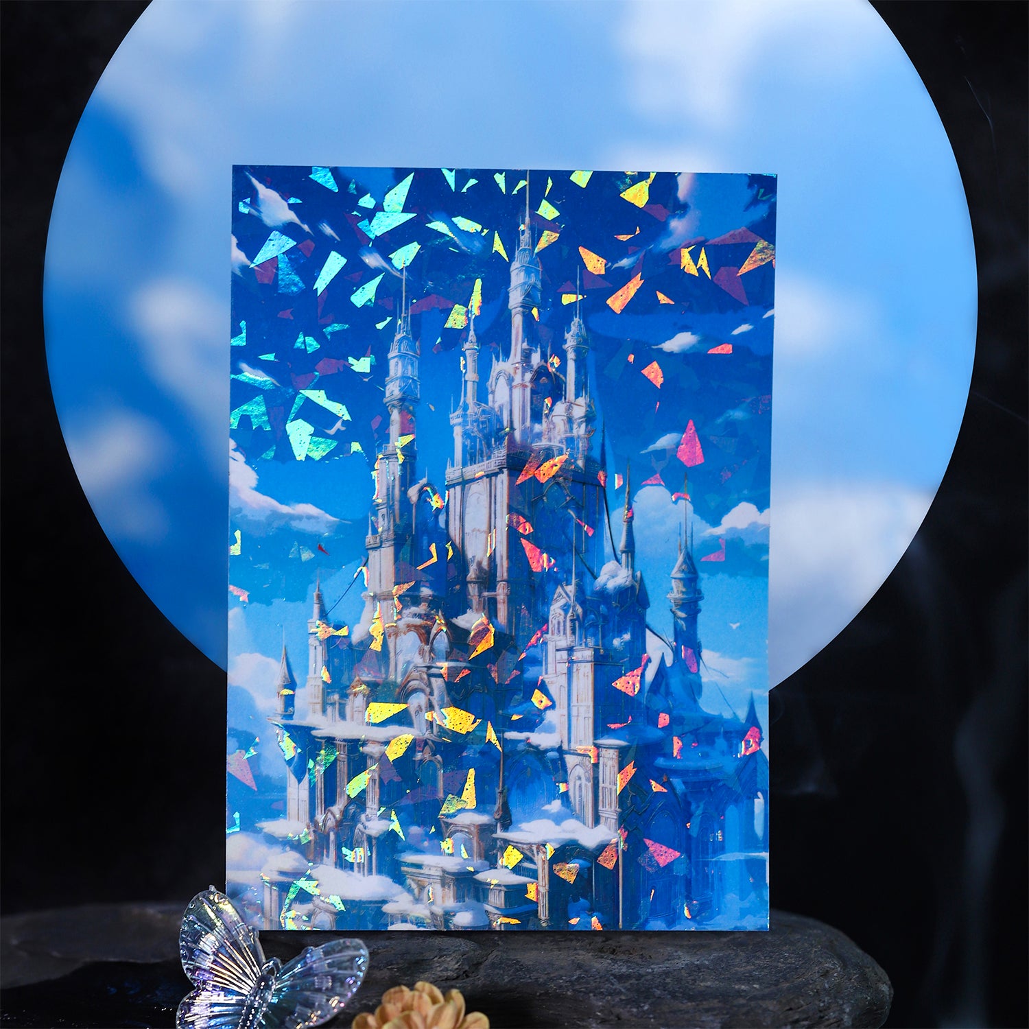 Castle in the Sky Scrapbook Journal Washi Sticker