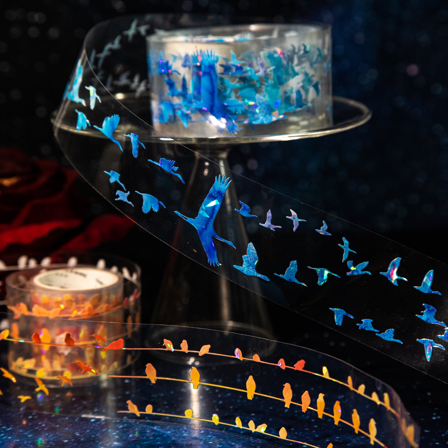 Flying Birds are Hazy PET Tape