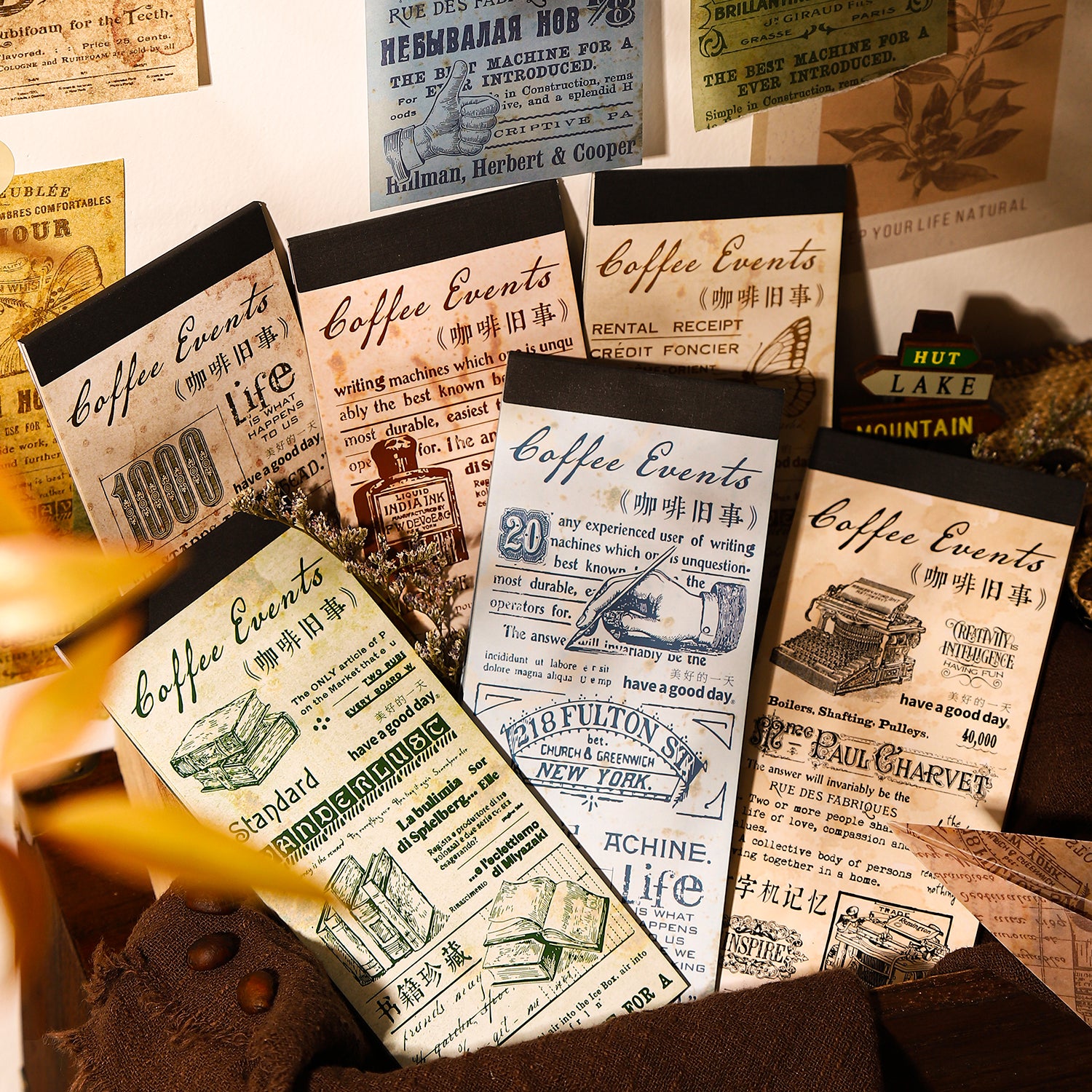 Coffee Old Stories Memo Pad