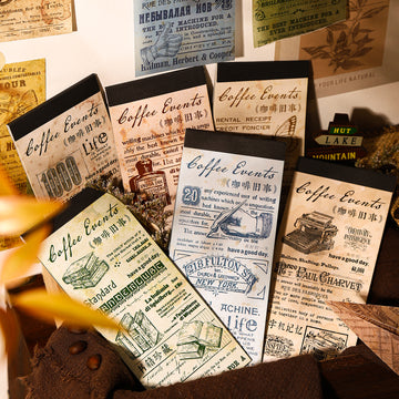 Coffee Old Stories Memo Pad