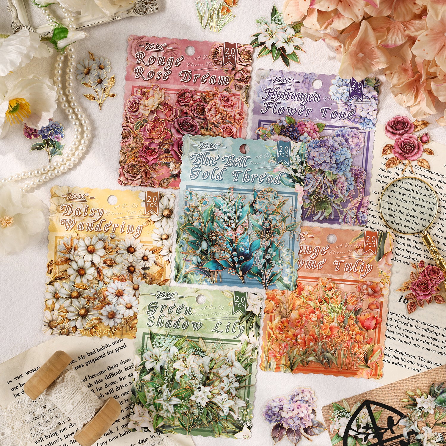 Dreamlike Sea of Flowers Sticker