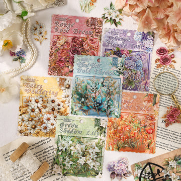 Dreamlike Sea of Flowers Sticker
